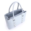 Bolsa Tote Pedras Couro Azul - imagem 4