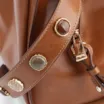 Bolsa Tote Pedras Couro Marrom - imagem 8