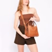Bolsa Tote Pedras Couro Marrom - imagem 9
