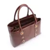 Bolsa Tote Pedras Couro Marrom - imagem 4