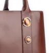 Bolsa Tote Pedras Couro Marrom - imagem 7