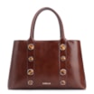Bolsa Tote Pedras Couro Marrom - imagem 1