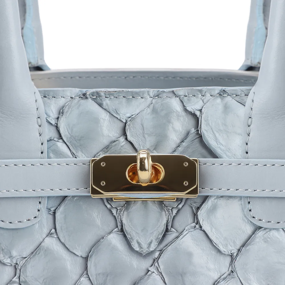 Bolsa Tote Pirarucu Azul - imagem 6