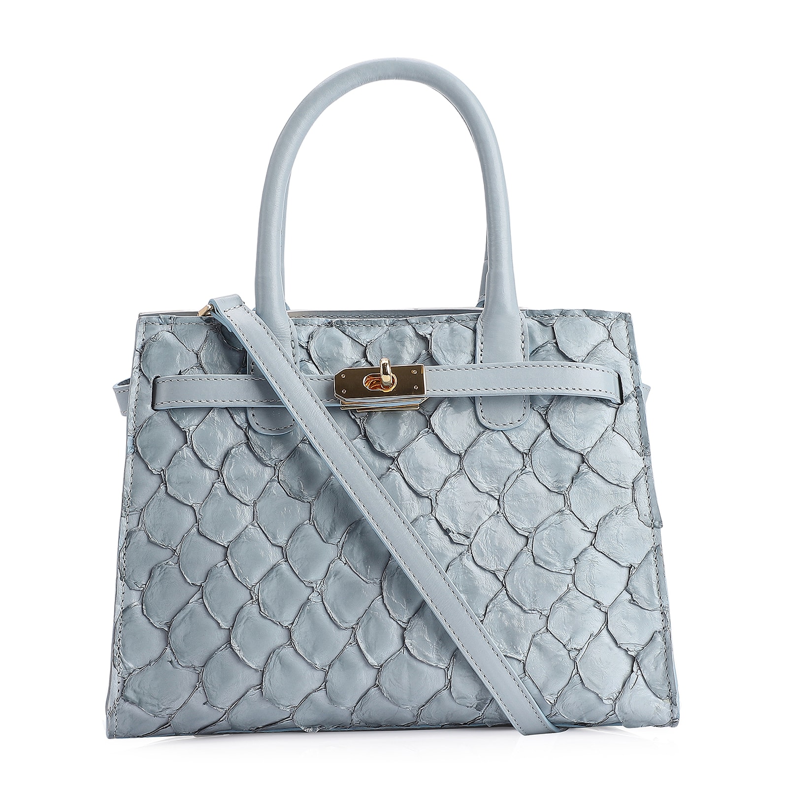 Bolsa Tote Pirarucu Azul