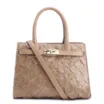 Bolsa Tote Pirarucu Bege - imagem 1