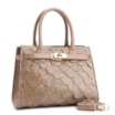 Bolsa Tote Pirarucu Bege - imagem 2