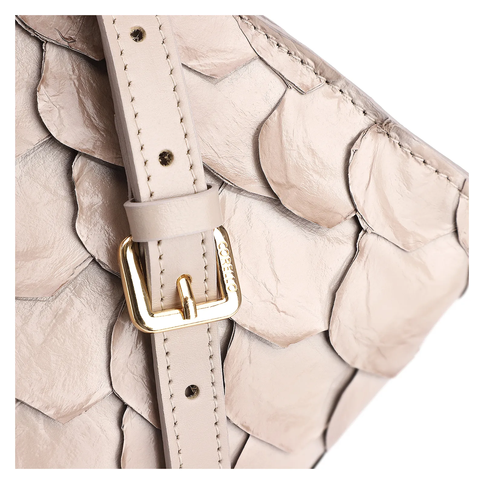 Bolsa Tote Pirarucu Bege