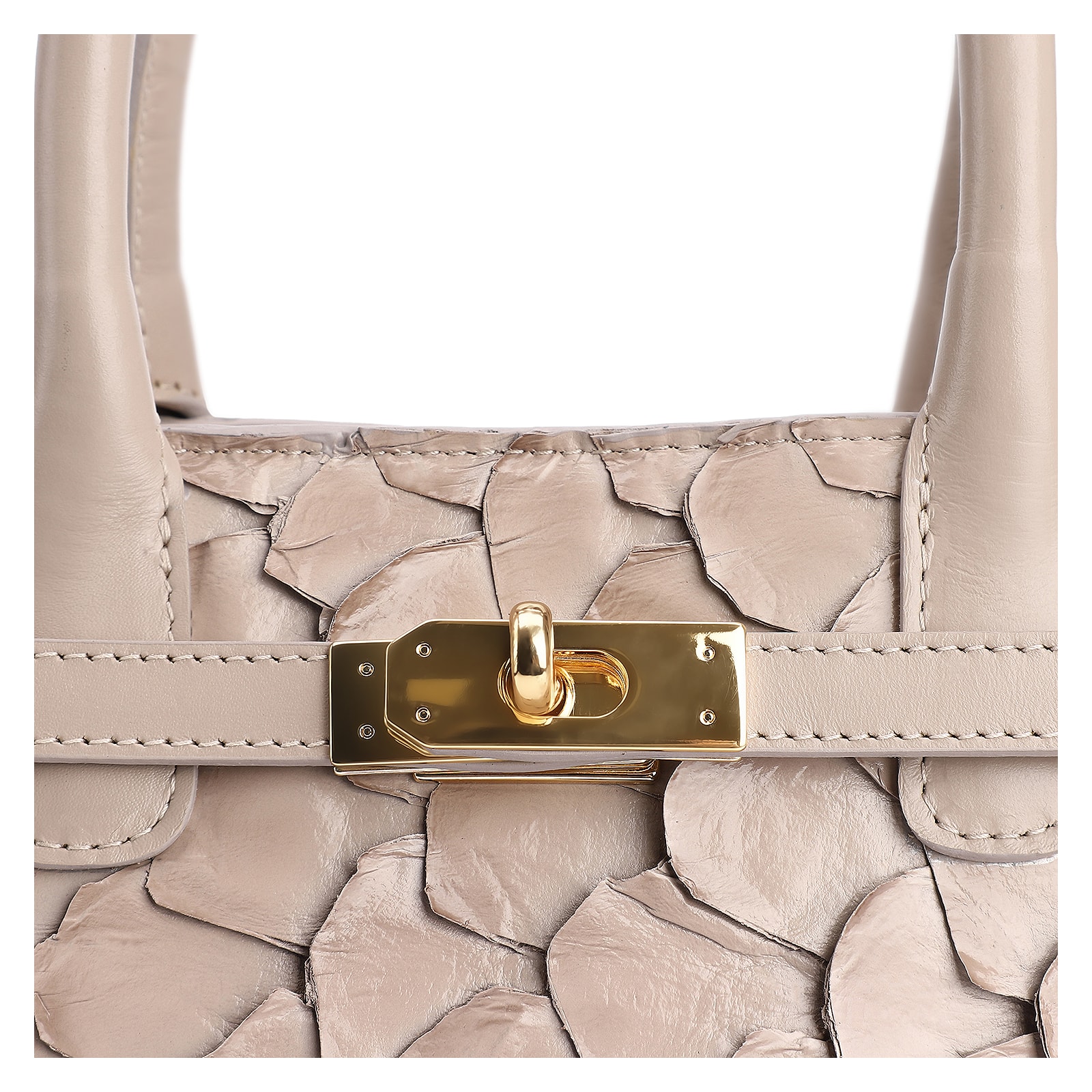 Bolsa Tote Pirarucu Bege
