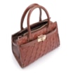 Bolsa Tote Pirarucu Marrom Escuro - imagem 4
