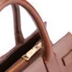 Bolsa Tote Pirarucu Marrom Escuro - imagem 5
