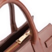 Bolsa Tote Pirarucu Marrom Escuro - imagem 5