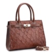Bolsa Tote Pirarucu Marrom Escuro - imagem 2