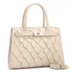 Bolsa Tote Pirarucu Média Pirarucu Off White Fecho Giratório - imagem 2