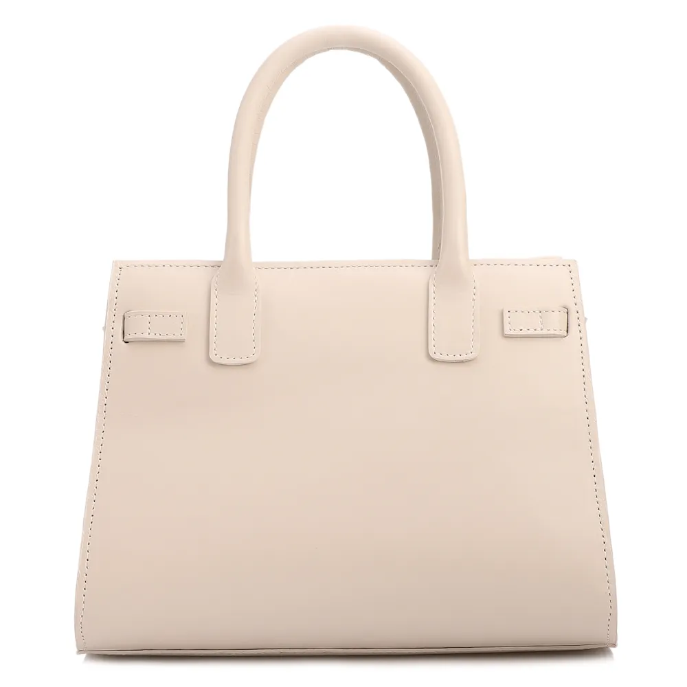Bolsa Tote Pirarucu Média Pirarucu Off White Fecho Giratório - imagem 3