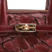 Bolsa Tote Pirarucu Pirarucu Vinho - imagem 6