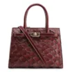 Bolsa Tote Pirarucu Pirarucu Vinho - imagem 1