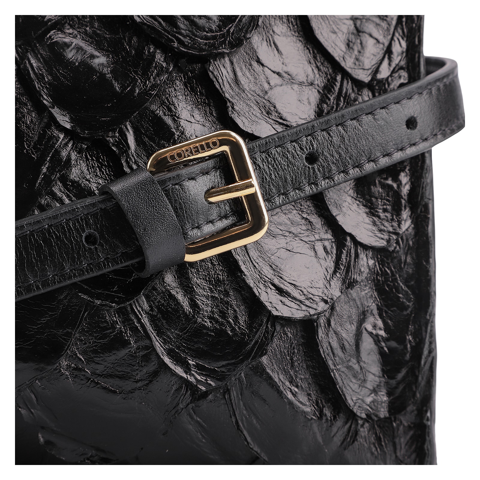 Bolsa Tote Pirarucu Preto