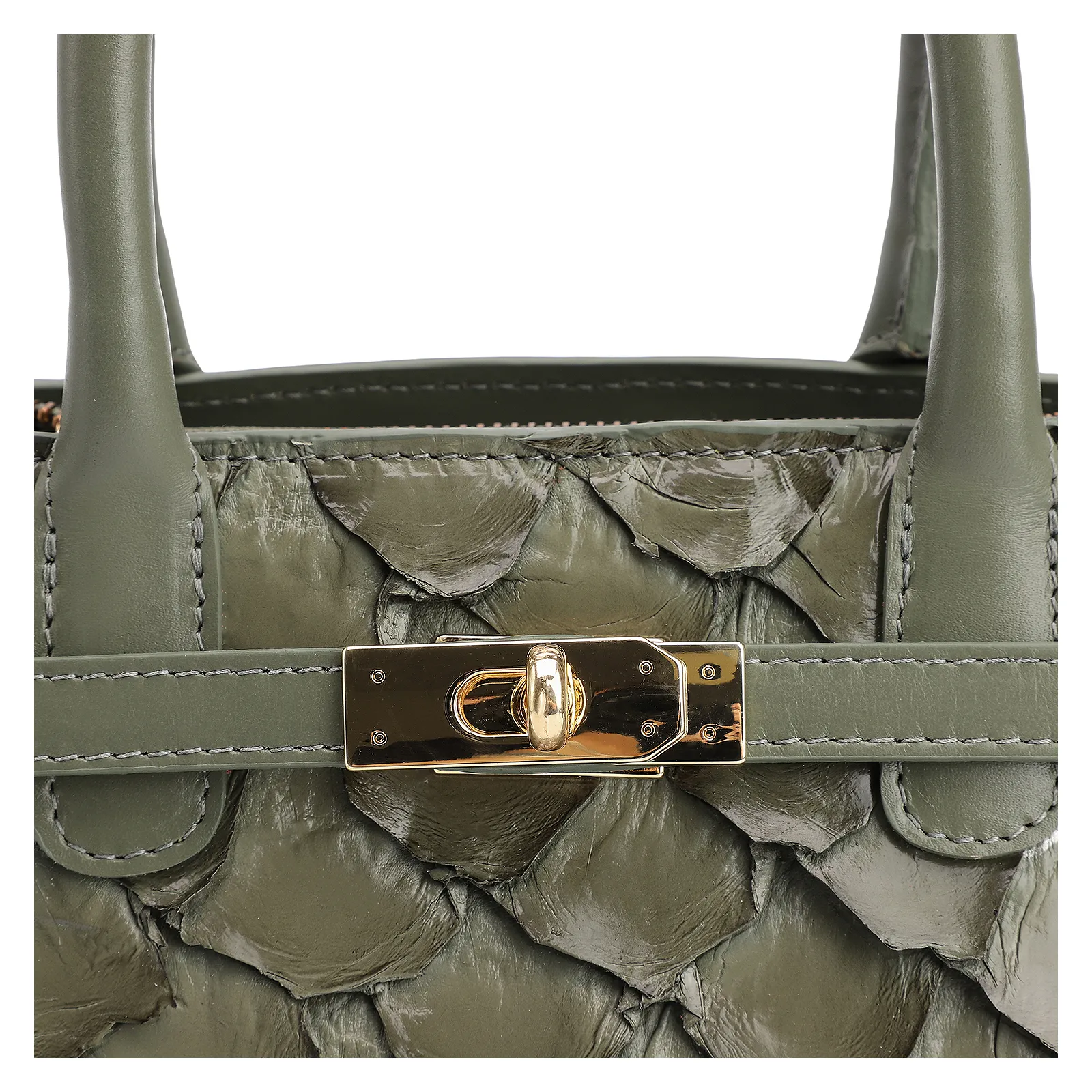 Bolsa Tote Pirarucu Verde