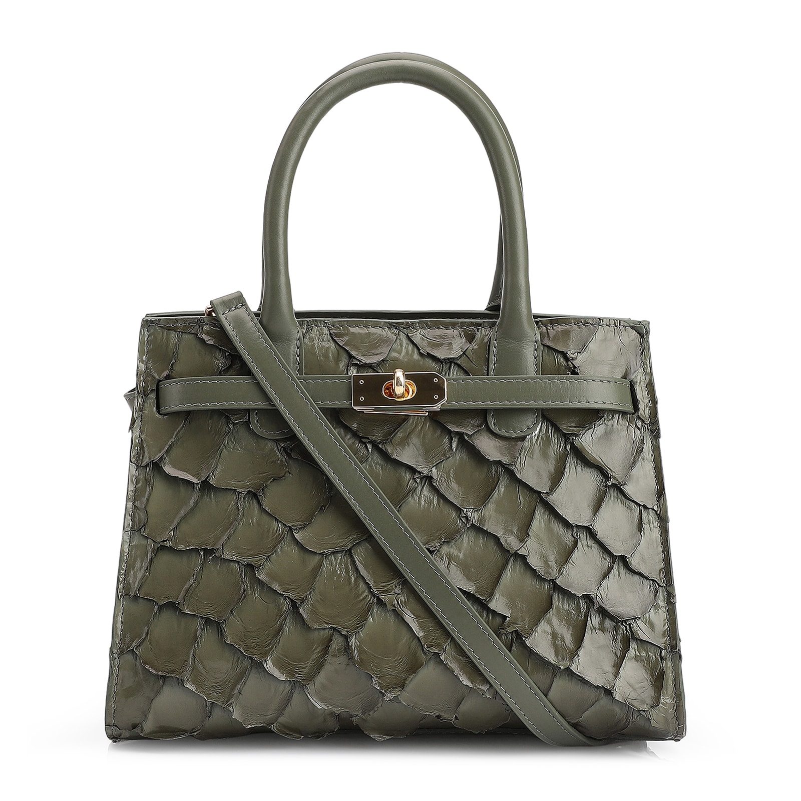 Bolsa Tote Pirarucu Verde