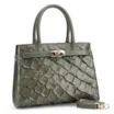 Bolsa Tote Pirarucu Verde - imagem 2
