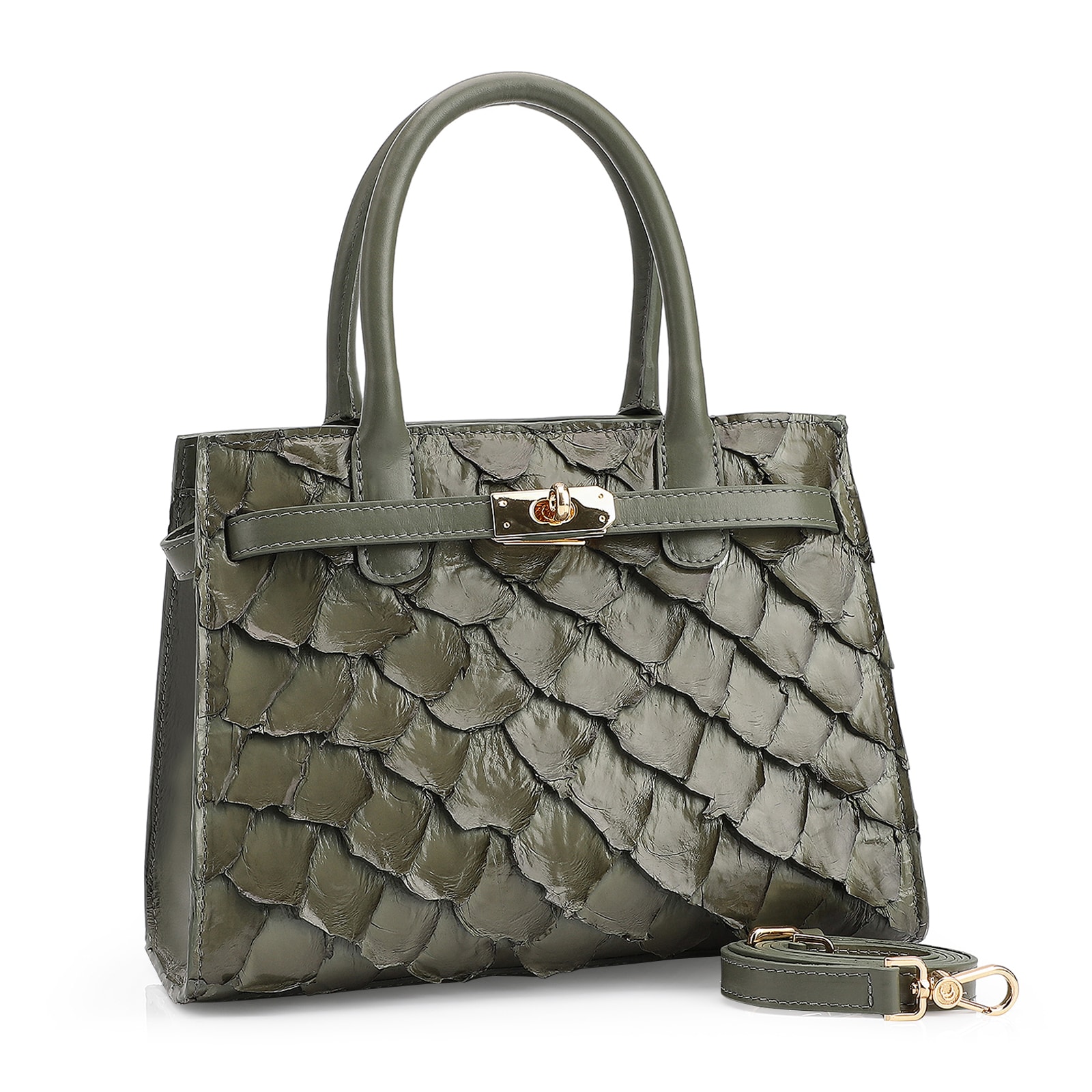 Bolsa Tote Pirarucu Verde