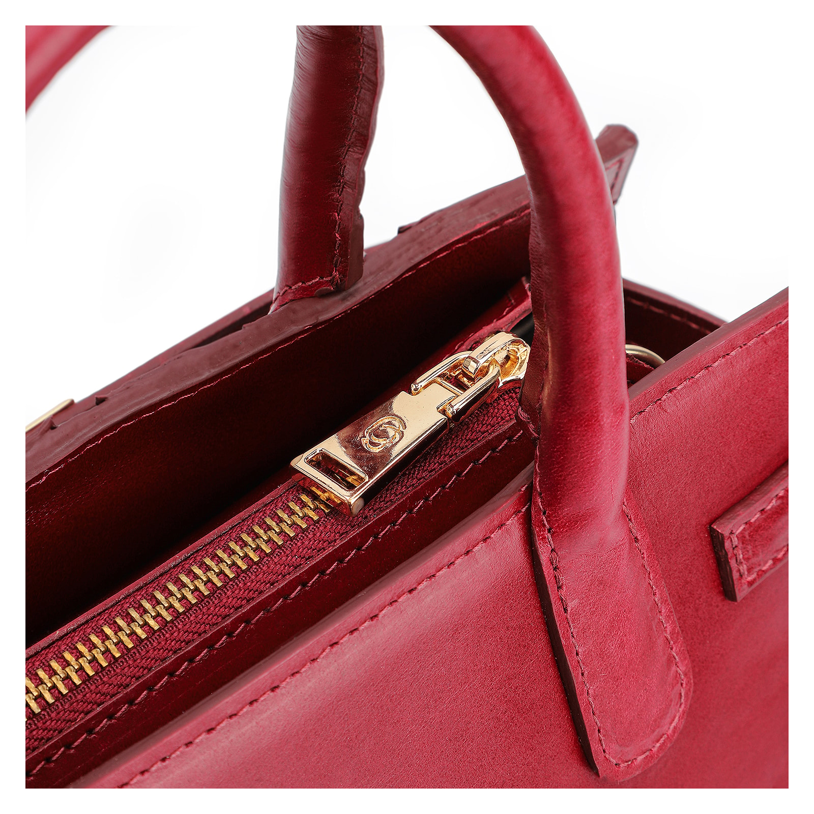 Bolsa Tote Pirarucu Vermelho Cereja