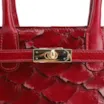 Bolsa Tote Pirarucu Vermelho Cereja - imagem 6