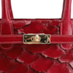 Bolsa Tote Pirarucu Vermelho Cereja - imagem 6