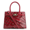Bolsa Tote Pirarucu Vermelho Cereja - imagem 1