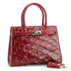 Bolsa Tote Pirarucu Vermelho Cereja - imagem 2