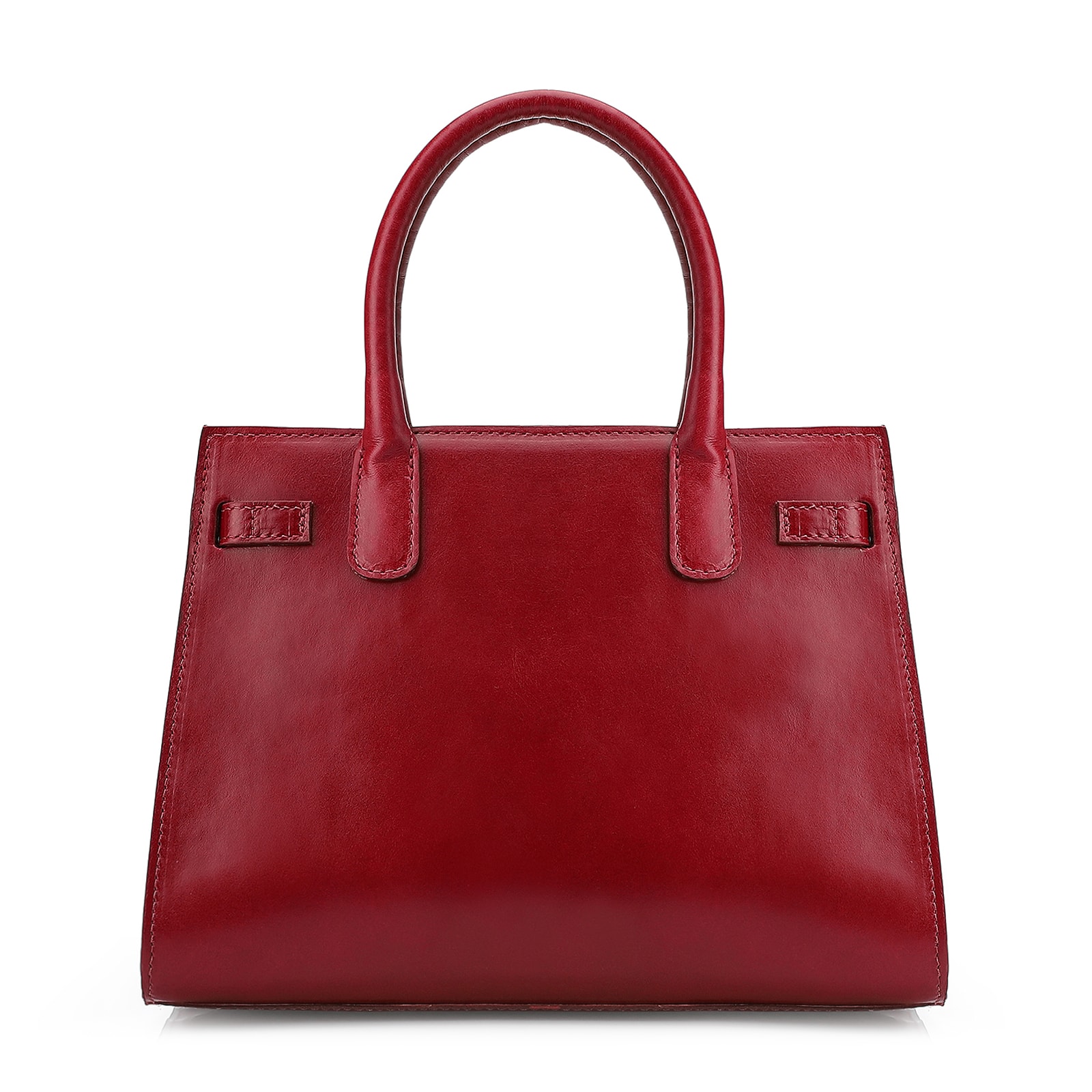 Bolsa Tote Pirarucu Vermelho Cereja