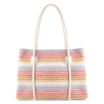 Bolsa Tote Ráfia Colors/Alt Off White - imagem 1