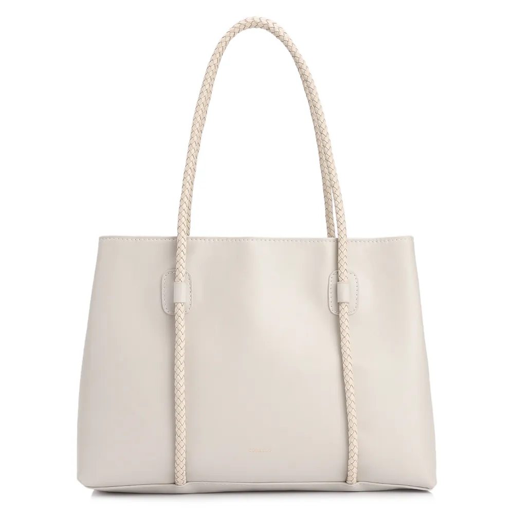 Bolsa Tote Ráfia Colors/Alt Off White - imagem 3