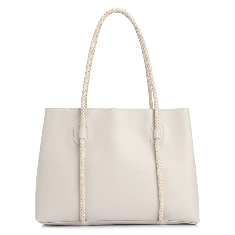 Bolsa Tote Ráfia Colors/Alt Off White - foto 3