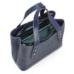 Bolsa Tote Ráfia/Couro Azul - imagem 4