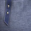 Bolsa Tote Ráfia/Couro Azul - imagem 5