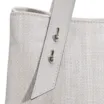 Bolsa Tote Ráfia/Couro Off White - imagem 5