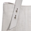 Bolsa Tote Ráfia/Couro Off White - imagem 5