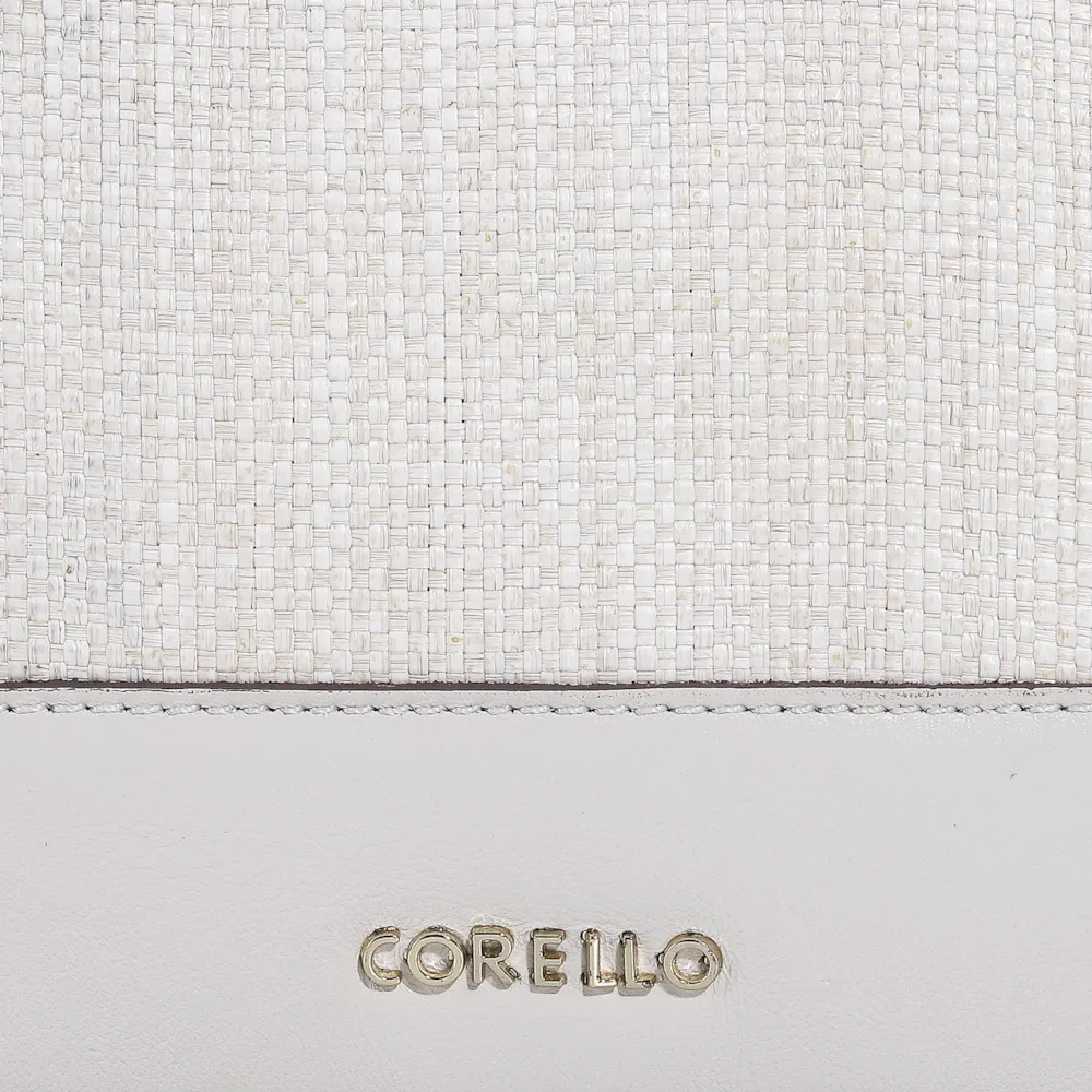 Bolsa Tote Ráfia/Couro Off White - imagem 6