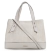 Bolsa Tote Ráfia/Couro Off White - imagem 1