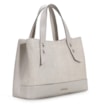 Bolsa Tote Ráfia/Couro Off White - imagem 2
