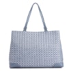 Bolsa Tote Ráfia Mosaico Azul - imagem 4