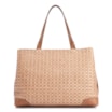 Bolsa Tote Ráfia Mosaico Marrom - imagem 4