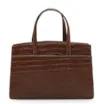Bolsa Tote Scarlet Croco Marrom - imagem 3