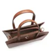Bolsa Tote Scarlet Croco Marrom - imagem 4
