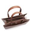 Bolsa Tote Scarlet Croco Marrom - imagem 4