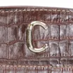 Bolsa Tote Scarlet Croco Marrom Escuro - imagem 5