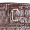 Bolsa Tote Scarlet Croco Marrom Escuro - imagem 5