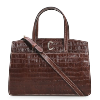 Croco Marrom Escuro