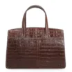Bolsa Tote Scarlet Croco Marrom Escuro - imagem 3